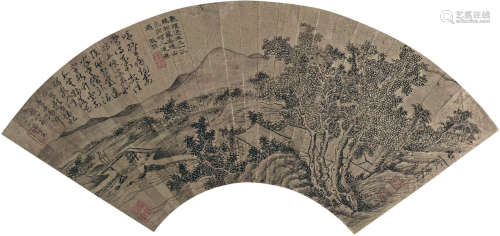 唐伯虎（1470～1524） 后溪图 镜心 纸本设色