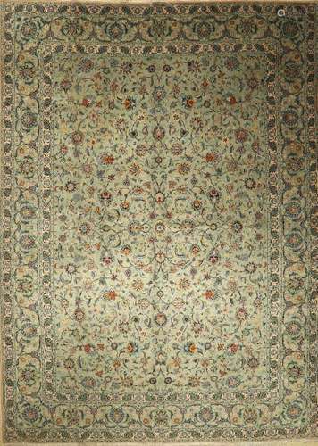 Kashan Carpet (Signed),