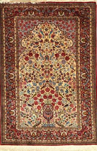 Fine Egypt Silk Kashan Rug,