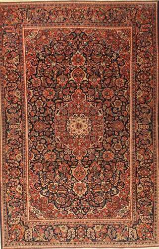 Kurk Kashan Rug,