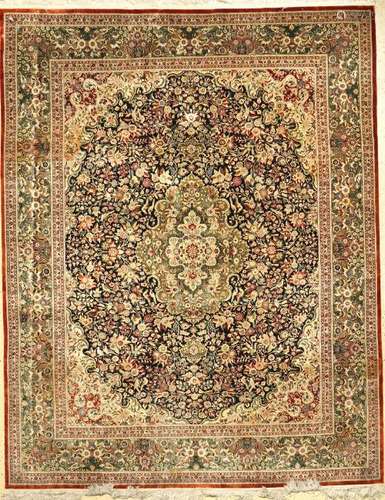 Fine Chinese Silk Qum Carpet,