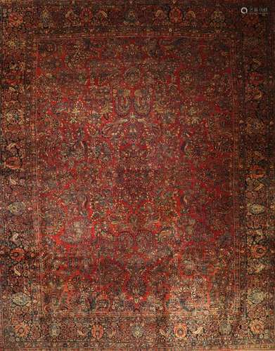 Large US Saruk Carpet,