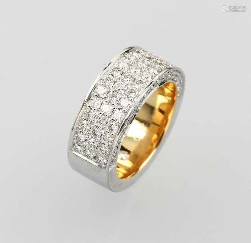 NOOR 18 kt gold ring with brilliants