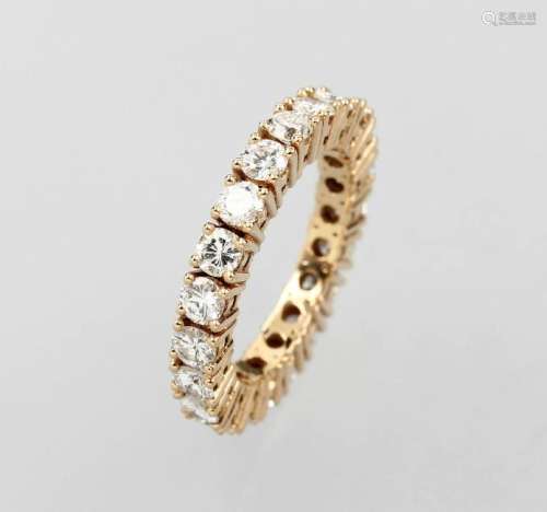 18 kt gold memoryring with brilliants