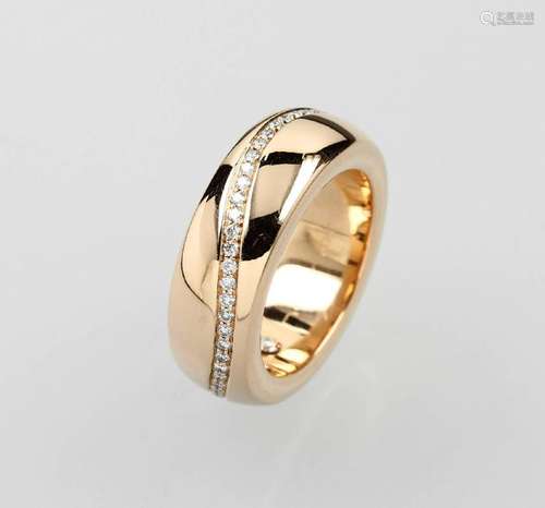 NOOR 18 kt gold ring with brilliants