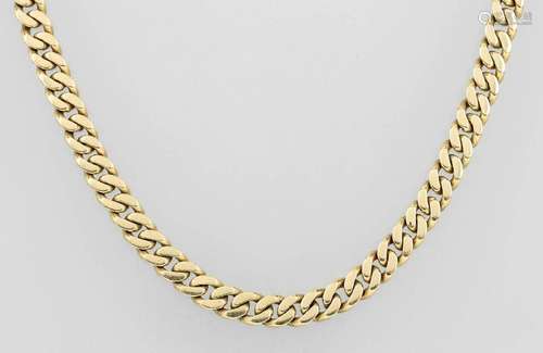 14 kt gold curb chain flat