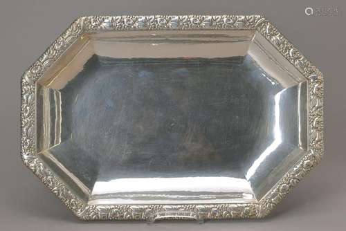 Large silver bowl/platteR