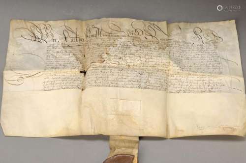 Deed of 25. Juni 1555