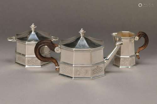 pot, sugar bowl and creamer