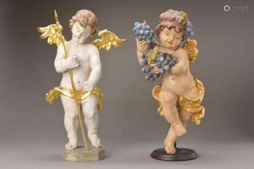 two Putti, Southern Germany