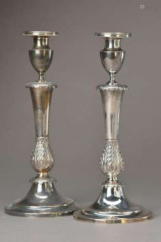 A pair of candlesticks