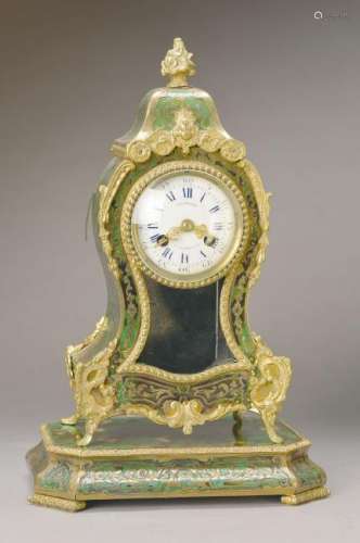 table clock in Boulle technique