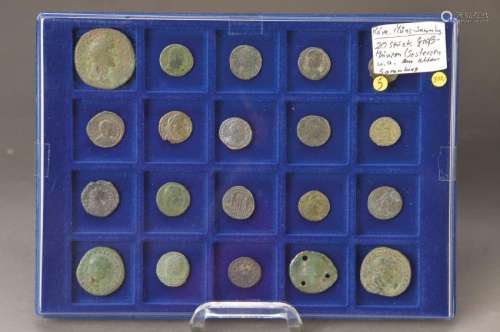 20 roman large coins