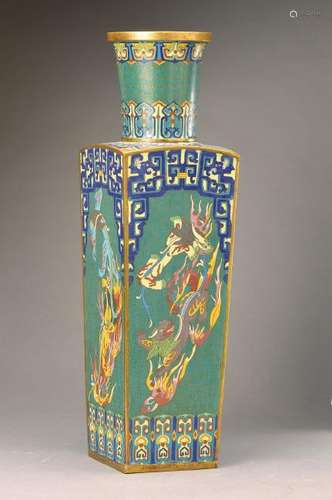 Cloisonne-vase, China