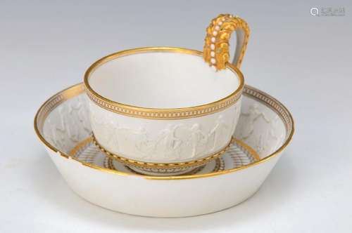 cup with saucer, Meissen