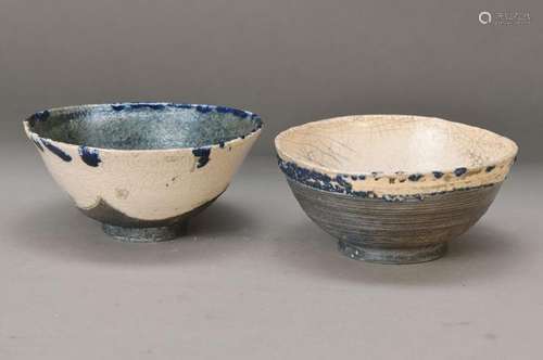 2 Tea bowls, Chawan