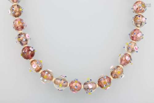 Necklace made of murano glass