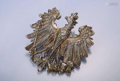 Applique, prussian eagle with scepter and apple