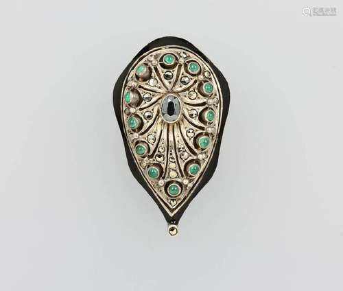 Clipbrooch, german approx. 1920, silver