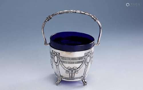 Bowl, 800 silver, german approx. 1800/1900