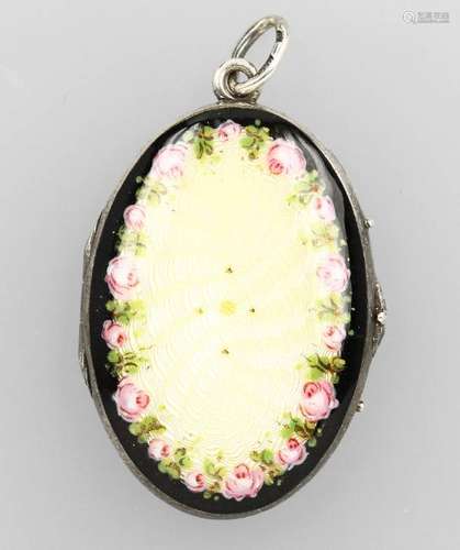 Locketpendant with enamel, german approx. 1900s