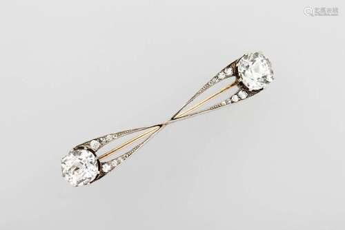 Brooch with rock crystal, Russia approx. 1900