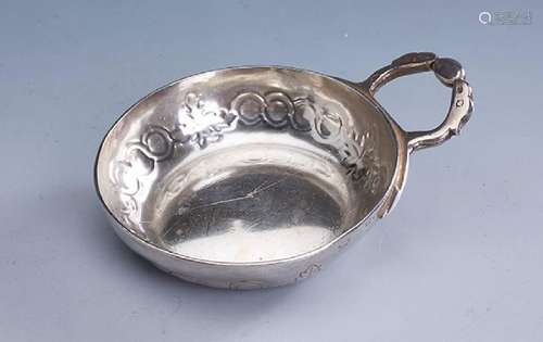 Brandy bowl with styl. snake handle, France approx.