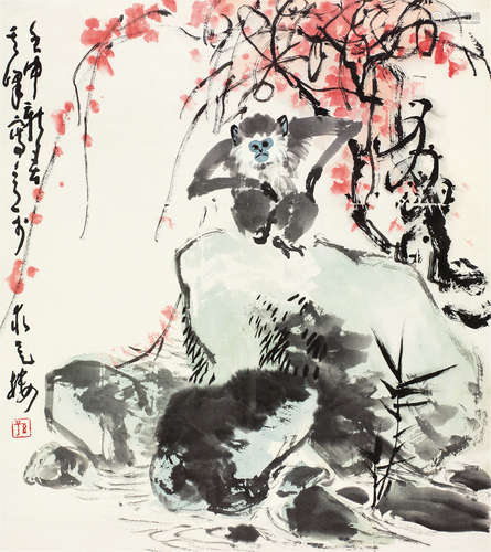 孙其峰（b.1920） 鸿运当头 镜心 设色纸本