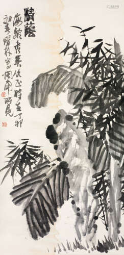 姜宝林（b.1942） 清荫 立轴 水墨纸本