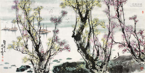 刘宝纯（b.1932） 风景图 镜心 设色纸本