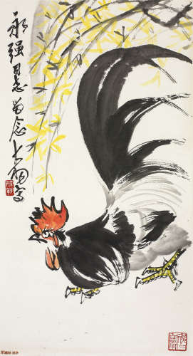 陈大羽（1912～2001） 大吉图 镜心 设色纸本