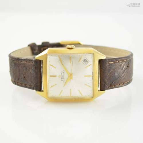 ZENITH rare 18k yellow gold gents wristwatch