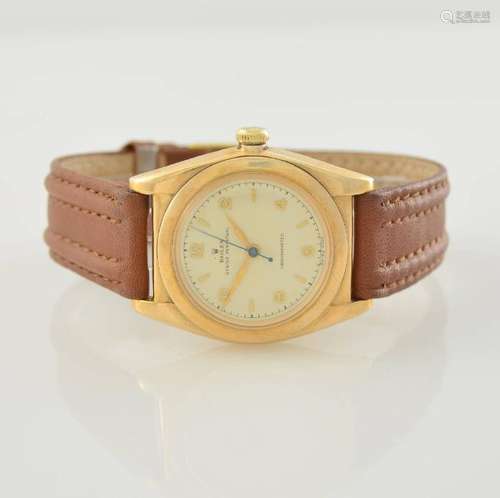 ROLEX 14k pink gold Bubble-Back chronometer