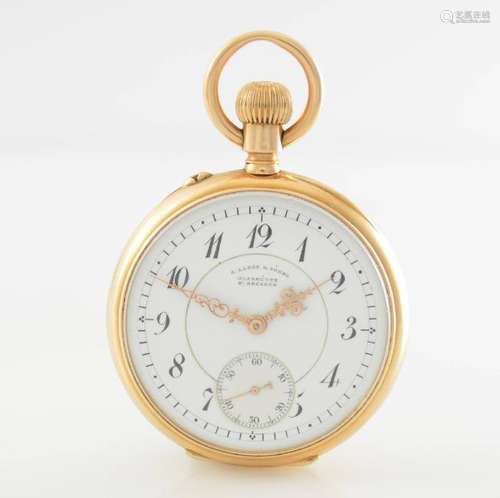 A. LANGE & SÖHNE 18k pink gold pocket watch