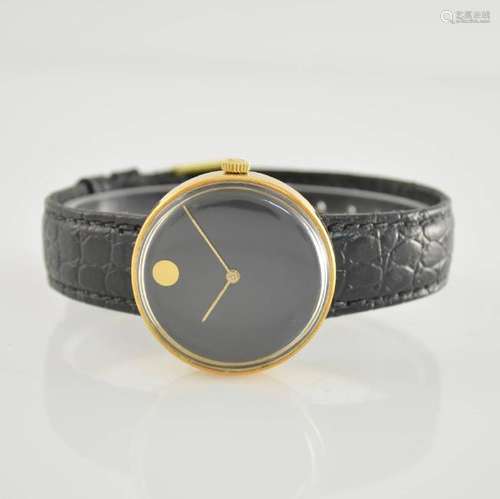 MOVADO/ZENITH 14k yellow gold wristwatch