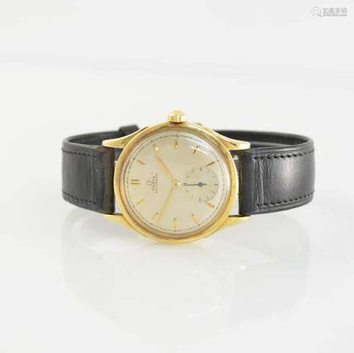 OMEGA gents wristwatch in 18k yellow gold