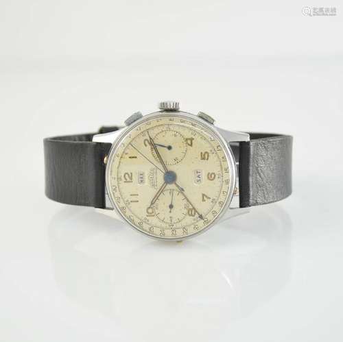 ANGELUS Chronodato gents wristwatch with chronograph