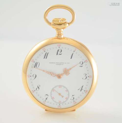 PATEK PHILIPPE 18k yellow gold pocket watch