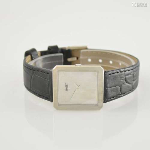 PIAGET fine 18k white gold wristwatch model Protocole