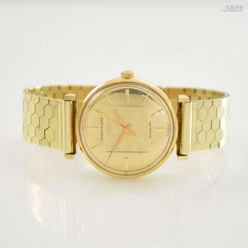 MOVADO 18k yellow gold gents wristwatch Kingmatic