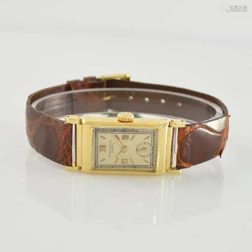 PATEK PHILIPPE rare 18k yellow gold wristwatch