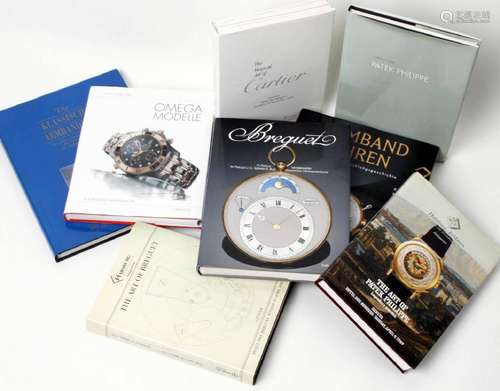 Set of 8 specialized watch books