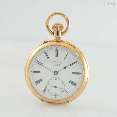 A. LANGE & SOHNE 18k pink gold pocket watch