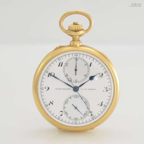 PATEK PHILIPPE & CIE rare 18k yellow gold pocket watch