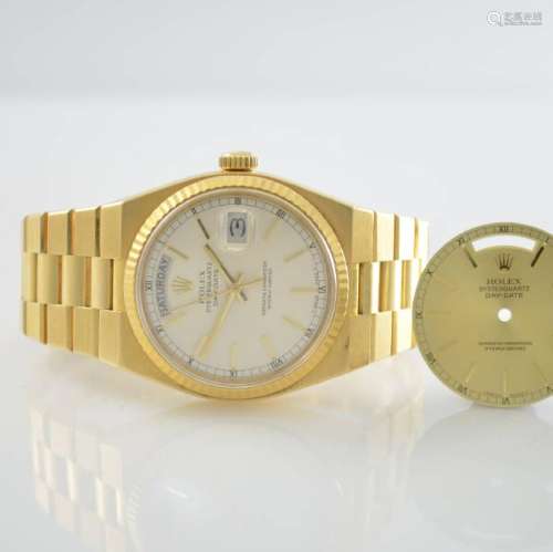 ROLEX 18k yellow gold Oysterquartz Day-Date