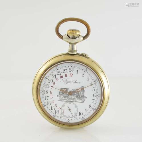 REGULATEUR open face pocket watch