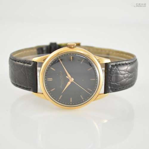 IWC 18k pink gold gents wristwatch