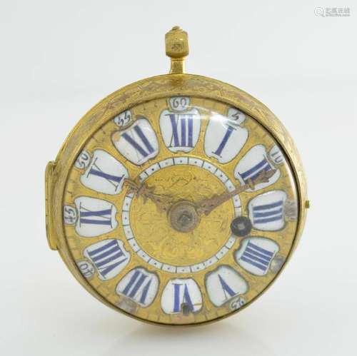 C.D.G. MESNIL early verge watch, France around 1700