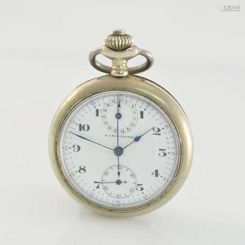 A. LECOULTRE/MINERVA open face pocket watch