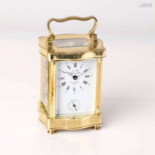 LÂ´EPÃE 8-days-carriage clock with alarm